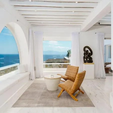 Villa Villa Nokly-Mykonos With Sea Views And Exceptional Amenities