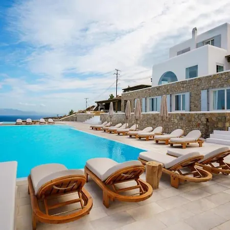 Вилла Villa Nokly-Mykonos With Sea Views And Exceptional Amenities