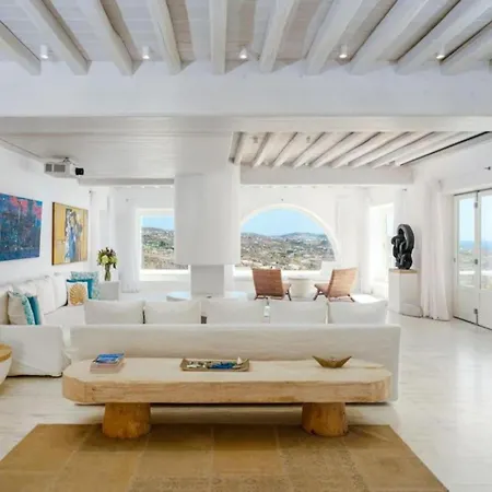 Villa Villa Nokly-Mykonos With Sea Views And Exceptional Amenities Psarrou